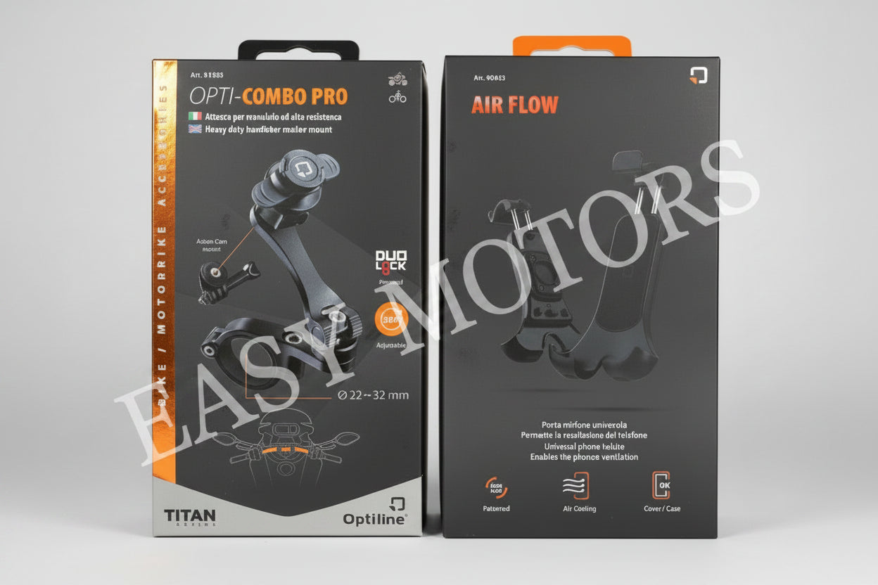 PORTATELEFONO PER MANUBRIO COMBO PRO + AIR FLOW  MOTO SCOOTER