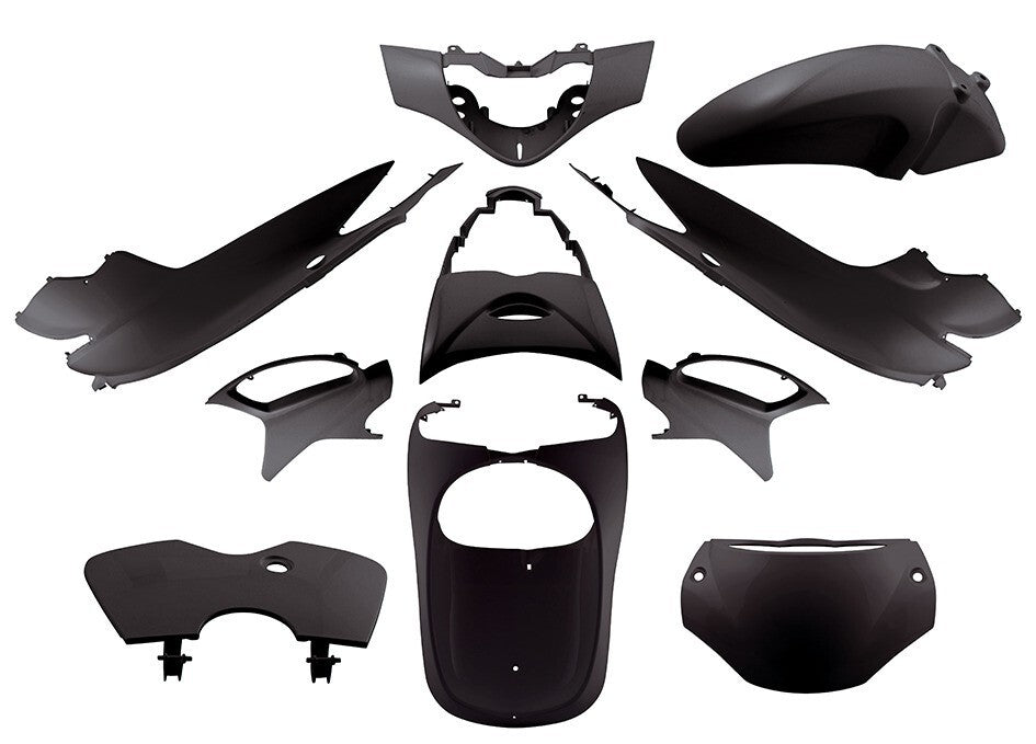 10pc Black Fairing Kit Honda SH 125IE 2005 > 2008|366297408190