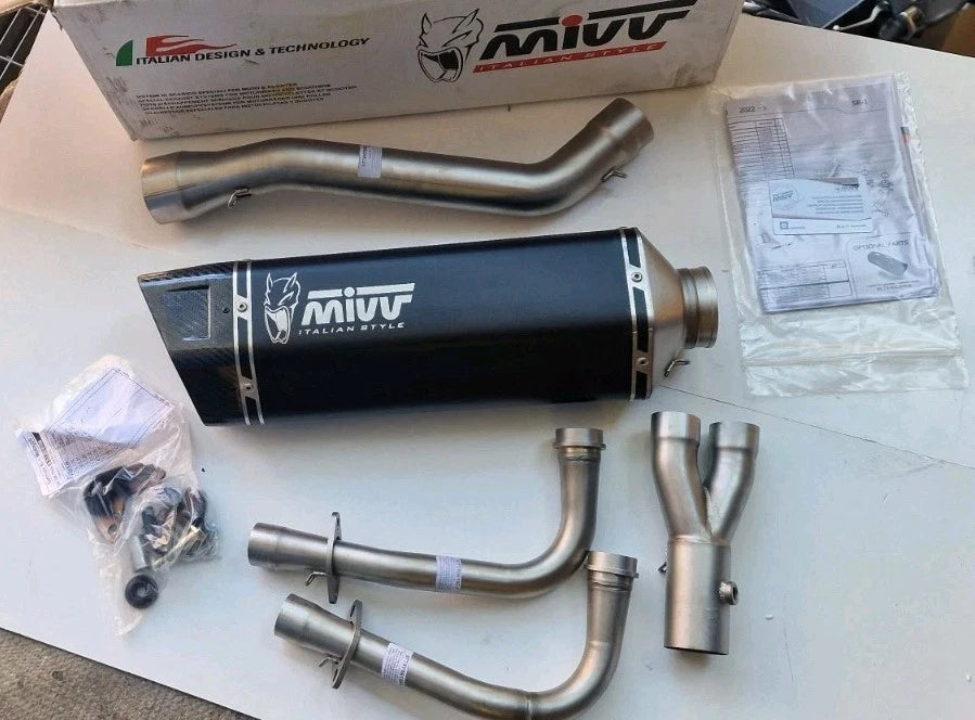 Y.073.LR1XB MARMITTA SCARICO OMOLOGATO MIVV PER YAMAHA T-MAX TMAX 560 2022-2024|278027736287