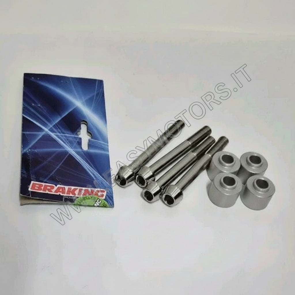 KIT BOCCOLE DISTANZIALI ADDATTATORI BRAKING PER DISCHI DA300MM YAMAHA TMAX 2015-2024