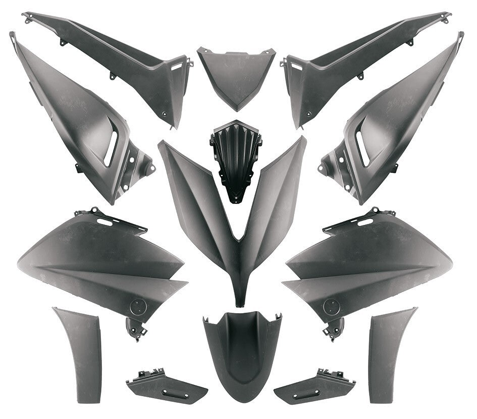 14pcs Yamaha T-Max 530 59C 2015 > 2016 Matte Black Fairing Kit|277827442117