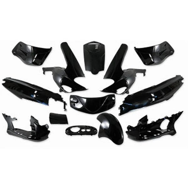 GILERA RUNNER FX FXR VX VXR SP 50 125 180 200 13PC 2004 BLACK FAIRING KIT|406793368643