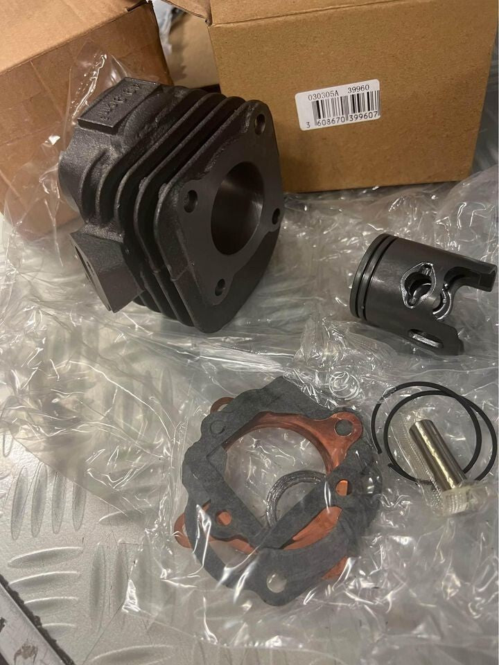 Gruppo termico cilindro pistone Minarelli orizzontale D40 sp10 ghisa scarabeo 50