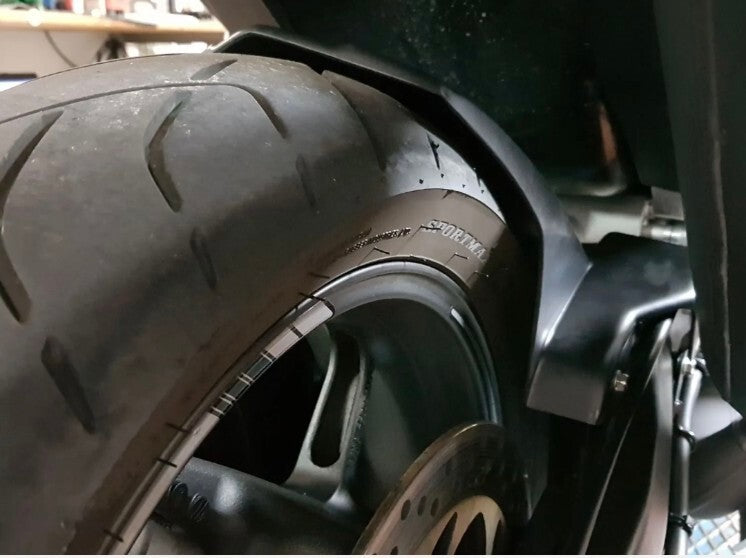 Parafango ruota posteriore Yamaha Tmax T-max 530-560 2017-2019-2020-2022-2024