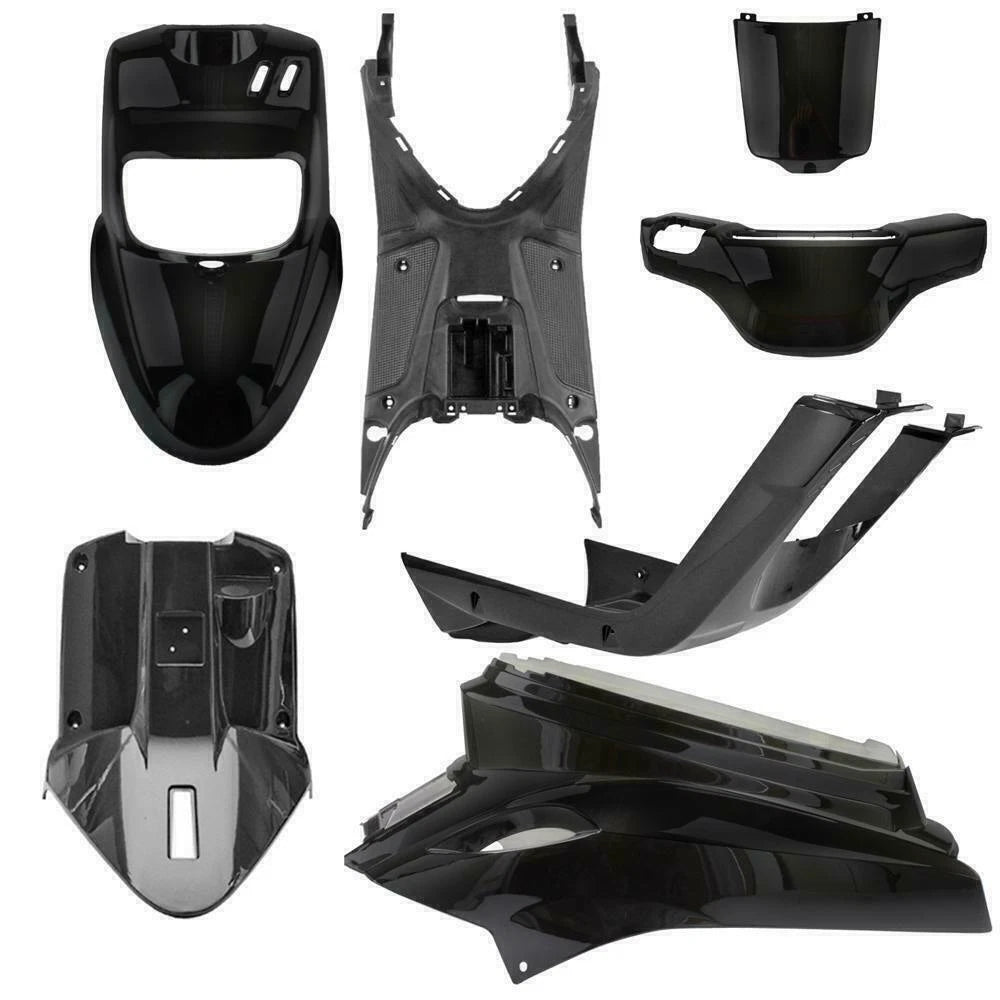 KIT CARENE CARENA YAMAHA BWS BW'S 50 04 MBK BOOSTER SPIRIT 50 2004 NERO LUCIDO
