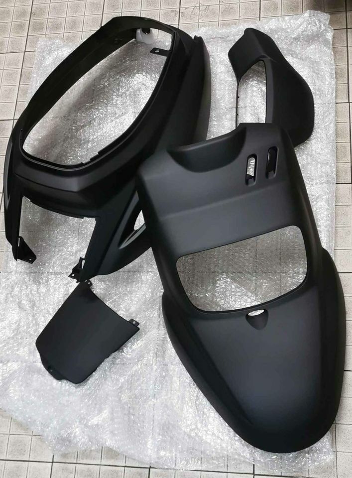 MBK Booster Spirit Yamaha Bw's Original 50 2004 Plastic Fairing Kit > Matte Black|277827443474