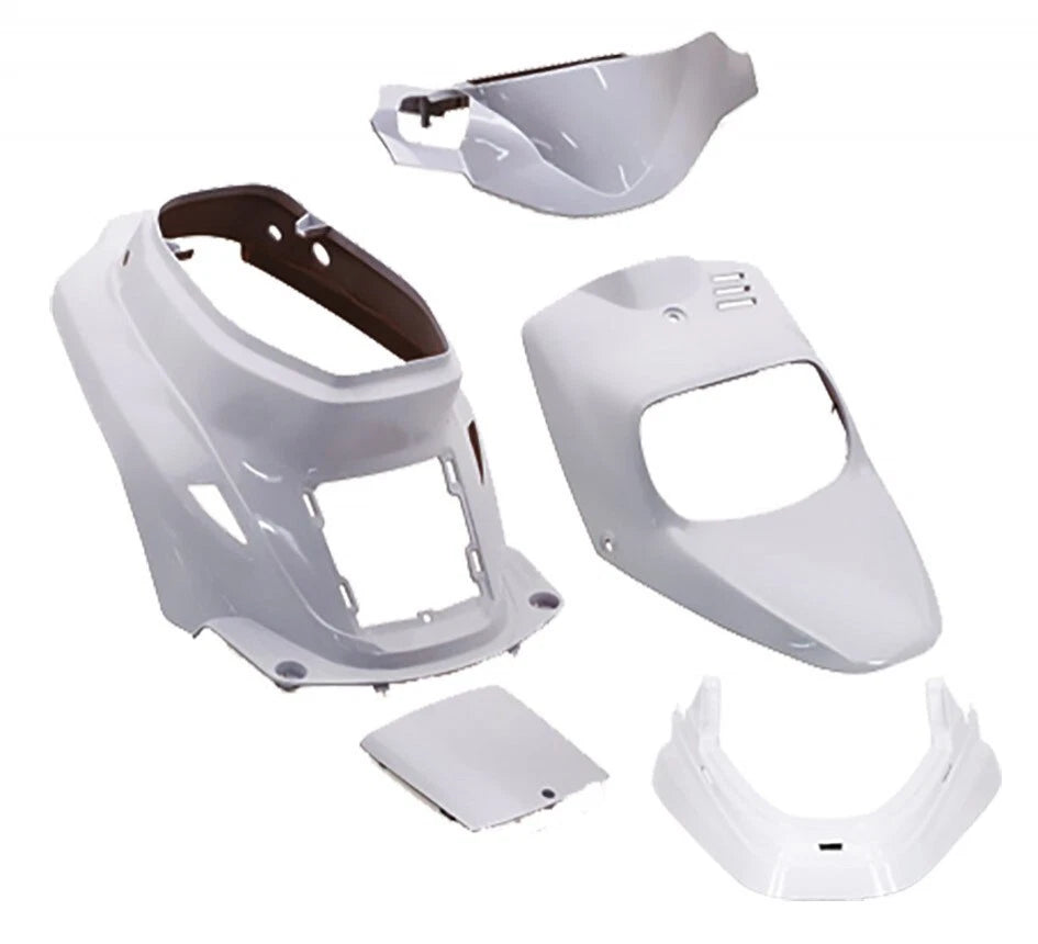 1999-2003 White 5pc Fairing Kit MBK Booster Spirit 50 EU2 2003 > 2003|406793367271