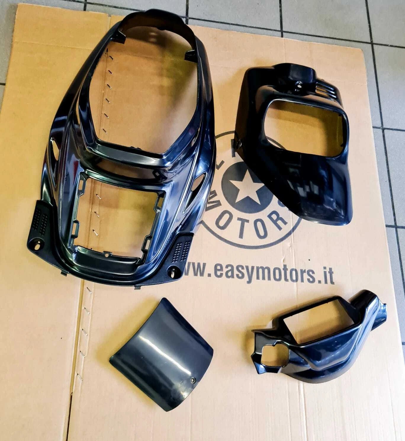 YAMAHA MBK BOOSTER SPIRIT BW'S 50 91>03 NEUTRAL BLACK PLASTIC FAIRING KIT|366297409861