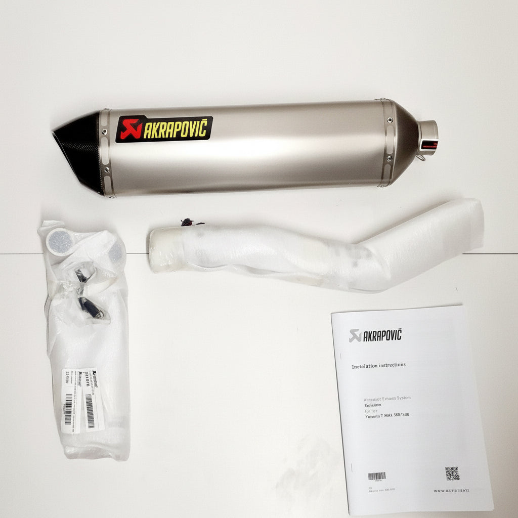 Marmitta Scarico Originale Akrapovic YAMAHA TMAX 500 2008-2011 Linea RACING