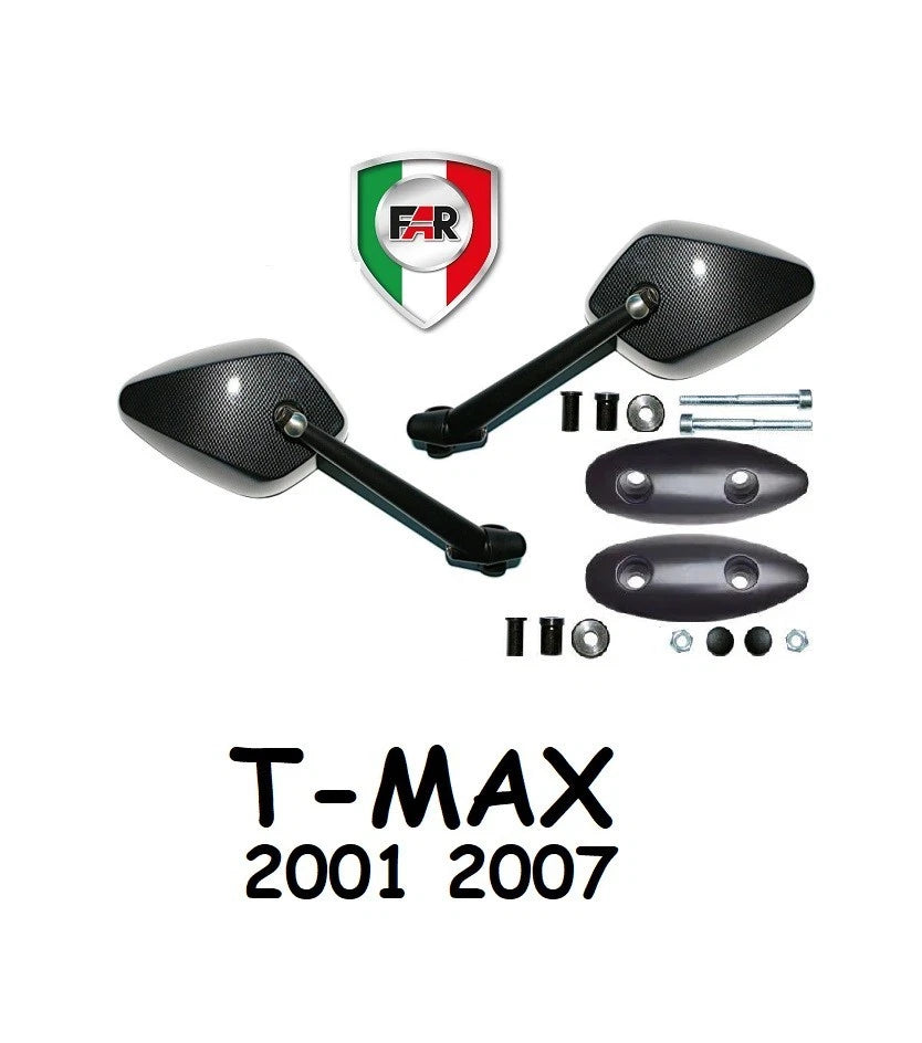 COPPIA SPECCHIO SPECCHETO FAR PER YAMAHA T-MAX T MAX TMAX 500 2001 - 2007