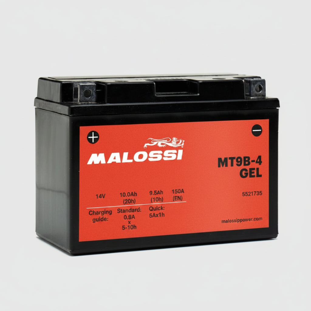 BATTERY MALOSSI MT9B-4 YAMAHA TMAX 500 01-07 XMAX MAJESTY 400 XMAX 125-250|406591903690