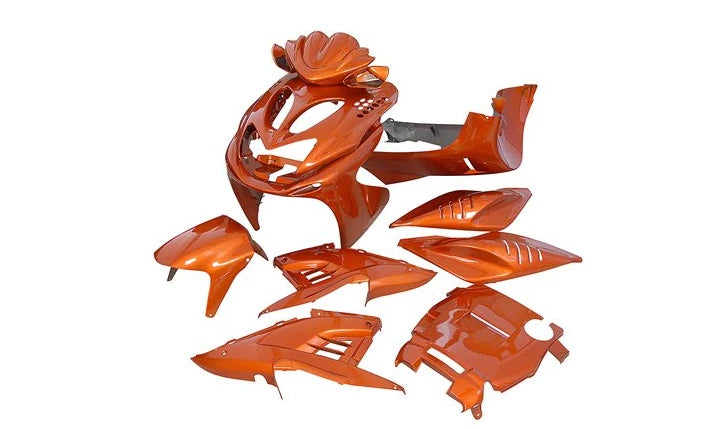 STR-905/OR COMPLETE STR8 FAIRING KIT 11pcs ORANGE YAMAHA AEROX MBK NITRO 50 97>12|277827442567