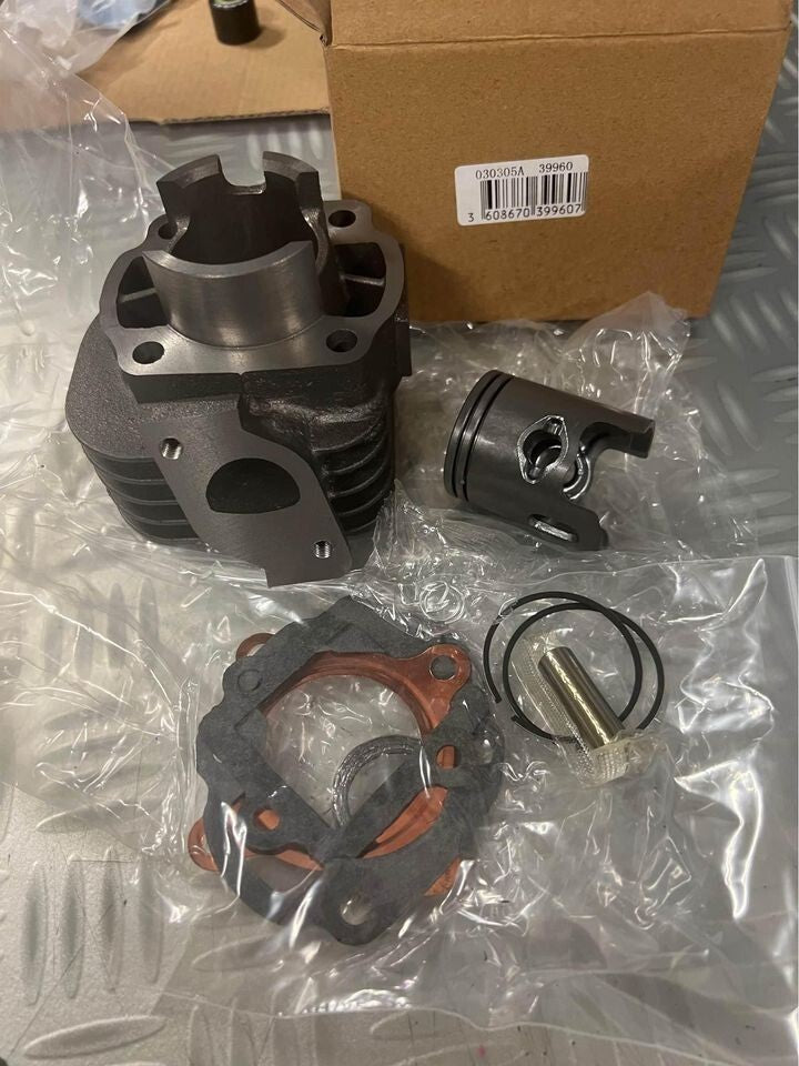 Gruppo termico cilindro pistone Minarelli orizzontale D40 sp10 ghisa scarabeo 50