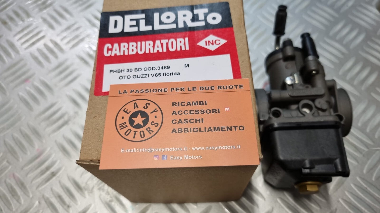 03489 CARBURATORI DELLORTO PHBH 30 BD MOTO GUZZI V65 FLORIDA - Foto 1 di 3