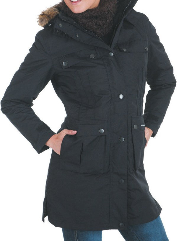 GIACCA MOTO DONNA PARKA LADY TUCANO URBANO NERA