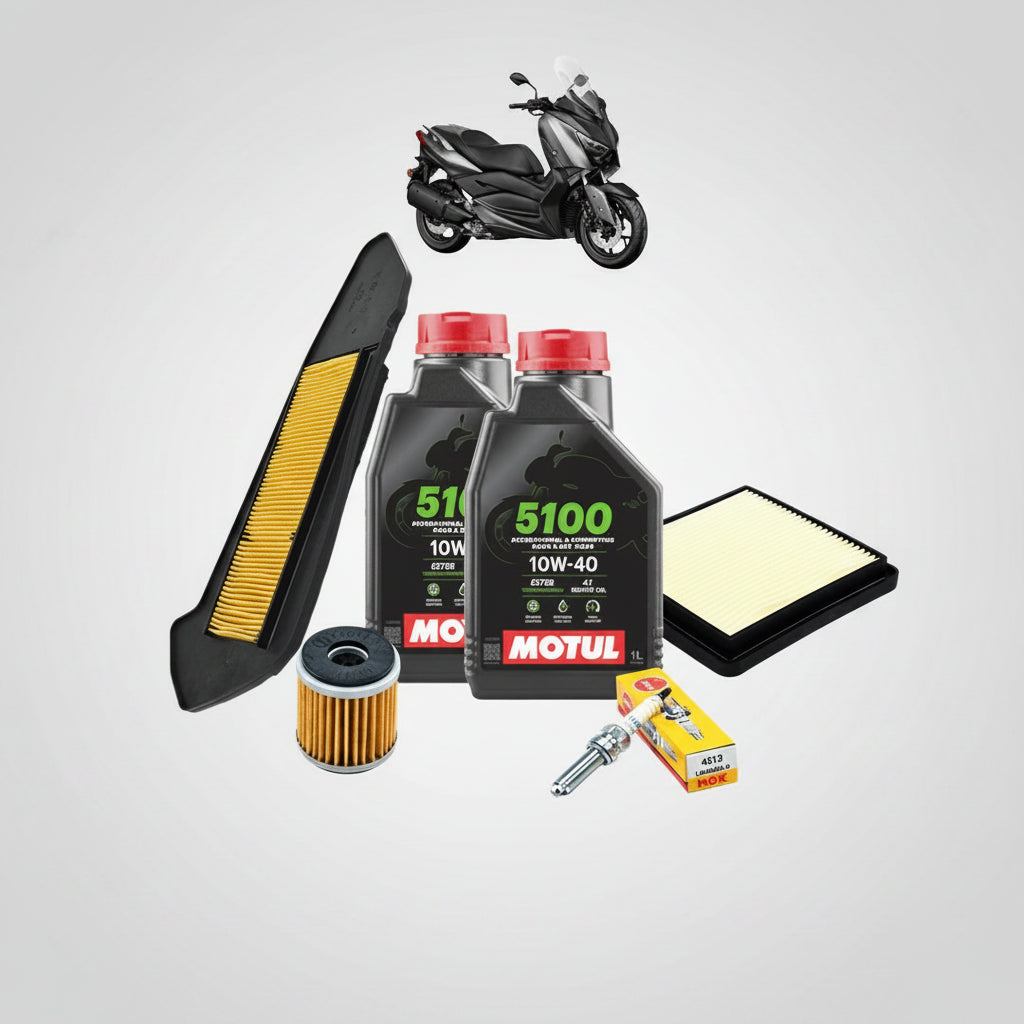 Cutting Kit Yamaha X-MAX XMAX 300 2017-2024 Motul 5100 10w40 Oil Air Filter|135033943402