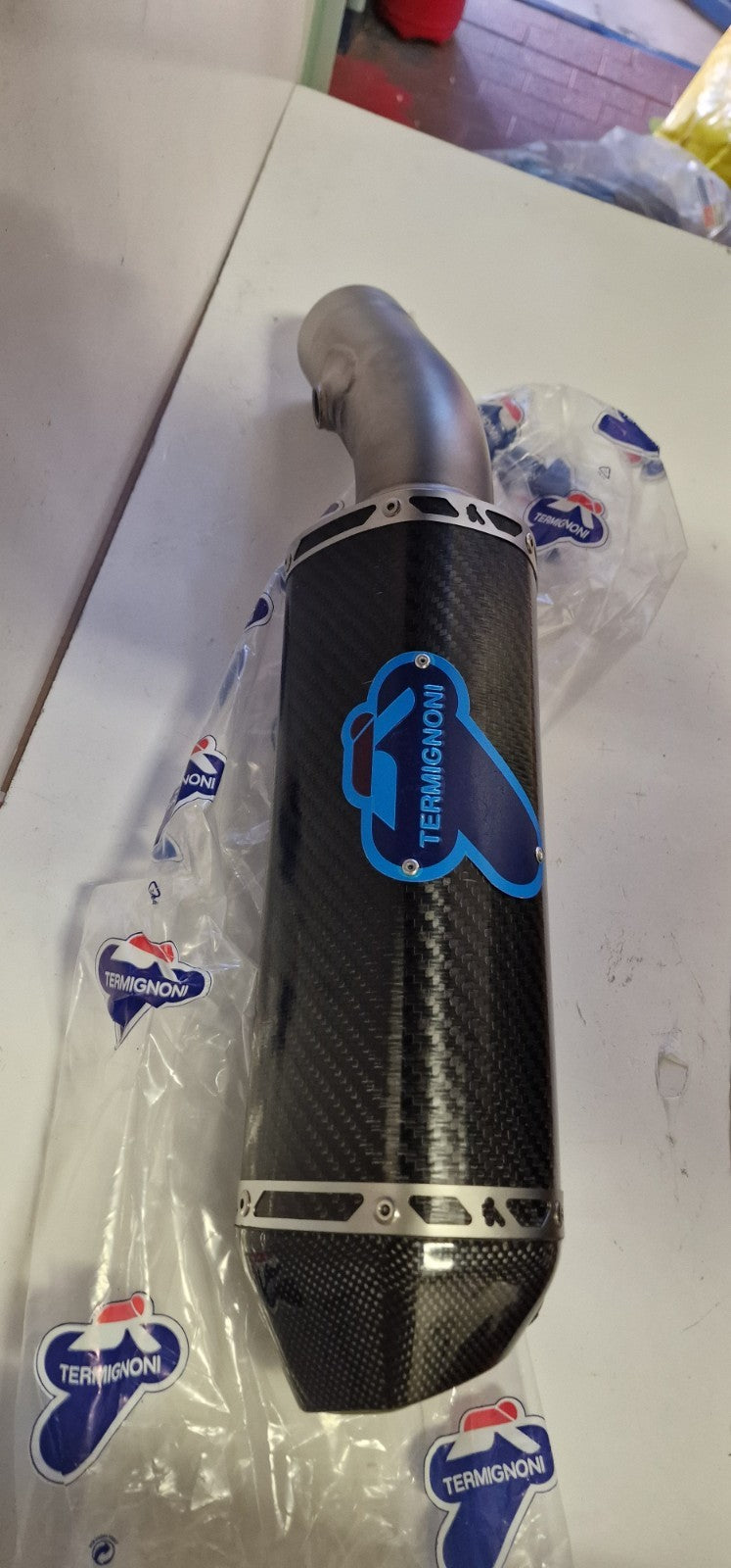 Y099080CV TERMINALE SCARICO ORIGINALE TERMIGNONI PER YAMAHA TMAX 530 2012-2016 - Foto 5 di 7