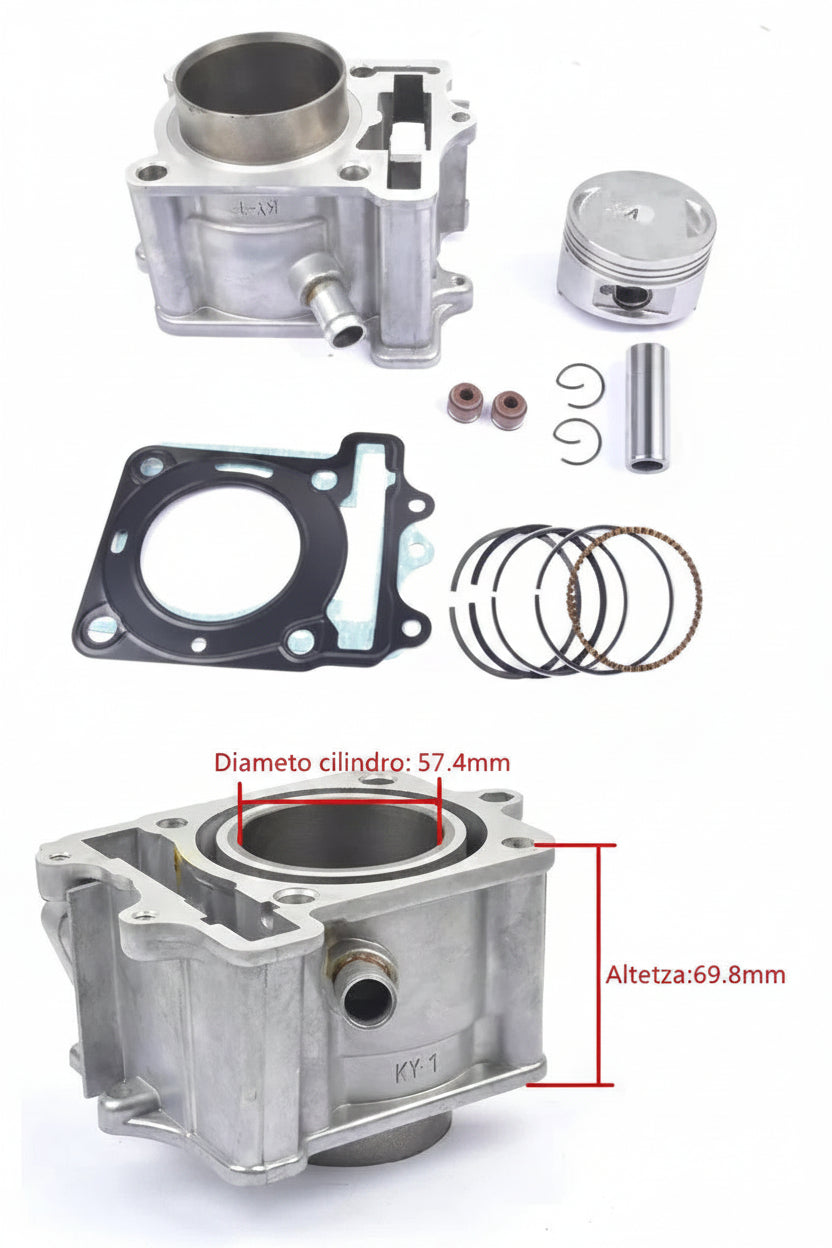 Kymco Dink 125/150 B&W Bet&Win 125/150 CYLINDER HEAT GROUP KIT|366388088324