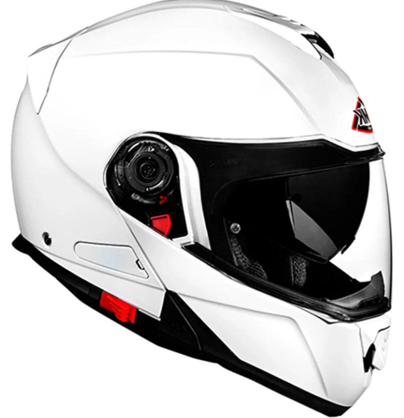 CASCO MODULARE SMK GLIDE BIANCO LUCIDO