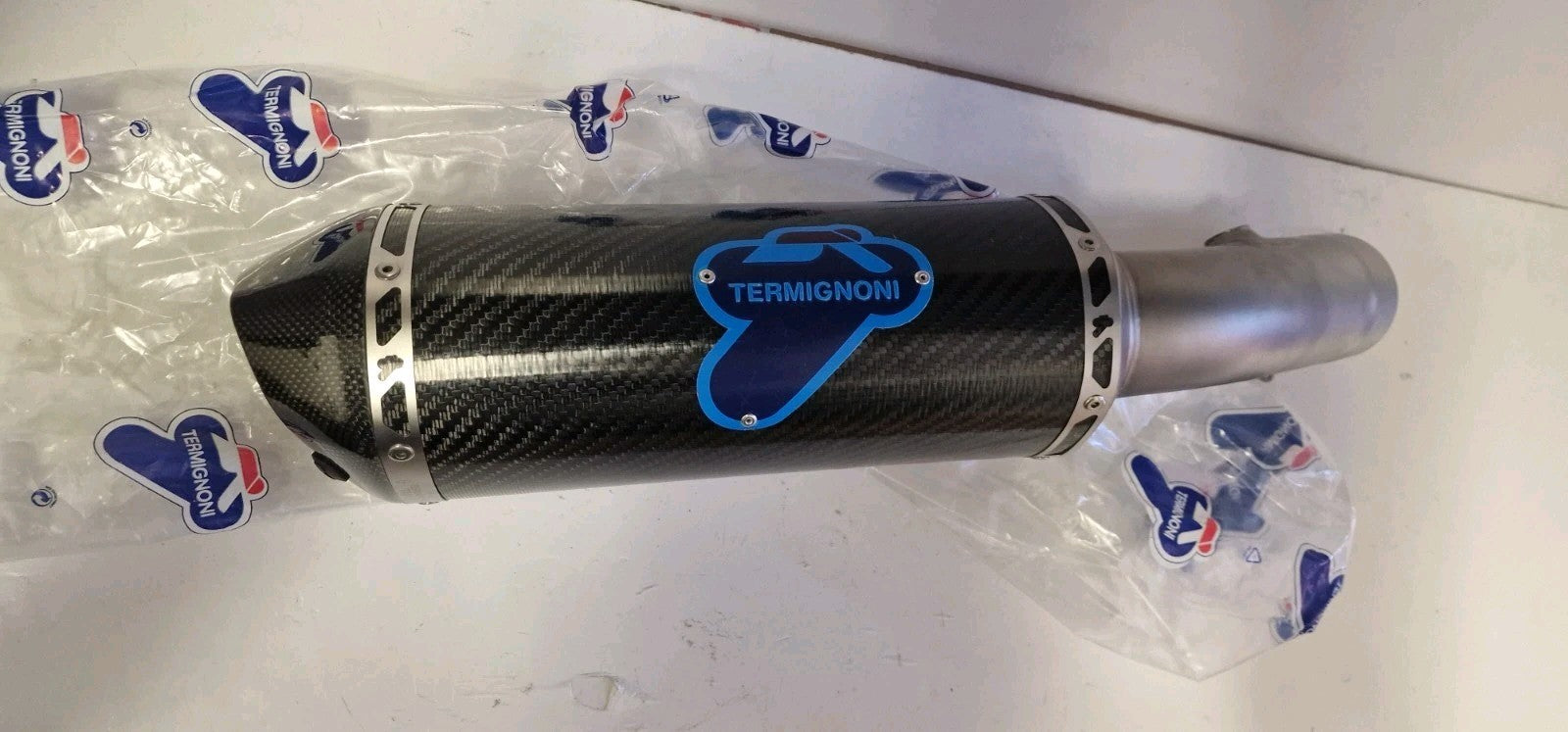 Y099080CV TERMINALE SCARICO ORIGINALE TERMIGNONI PER YAMAHA TMAX 530 2012-2016 - Foto 1 di 7