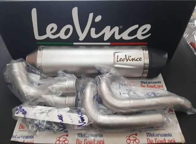 LEOVINCE LV ONE EVO GILERA GP 800 2008-2015 STAINLESS STEEL/CARB EXHAUST TERMINAL MUFFLER|364753389580