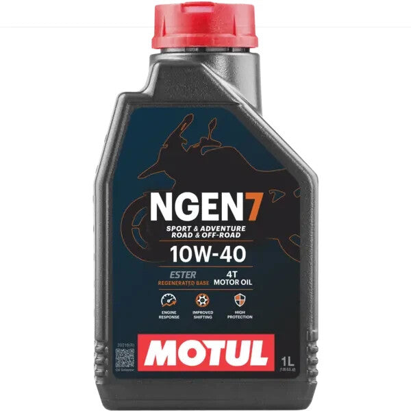 Motul NGEN7 10W40 Olio Motore Riraffinato per Moto e Scooter 4 Tempi  1 Litro - Foto 1 di 1