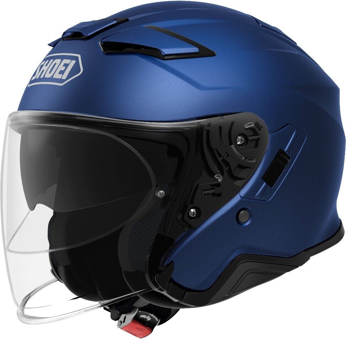 CASCO SHOEI JET J-CRUISE II MT.BLUE.M BLU OPACO CON VISIERA INTERNA / ESTERNA