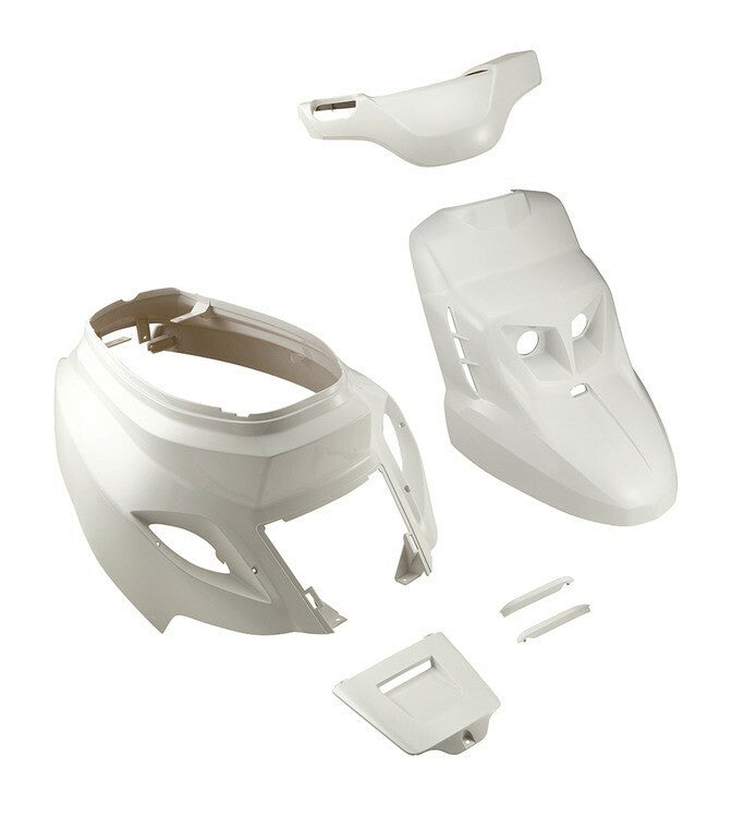 WHITE FAIRING KIT (6 PCS) T4TUNE MBK BOOSTER 50 >2004 2004/2016|406793367189