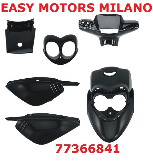 MBK BOOSTER NEXT GENERATION NG PLASTIC FAIRING KIT YAMAHA BW S GLOSSY BLACK 99->|366297411317