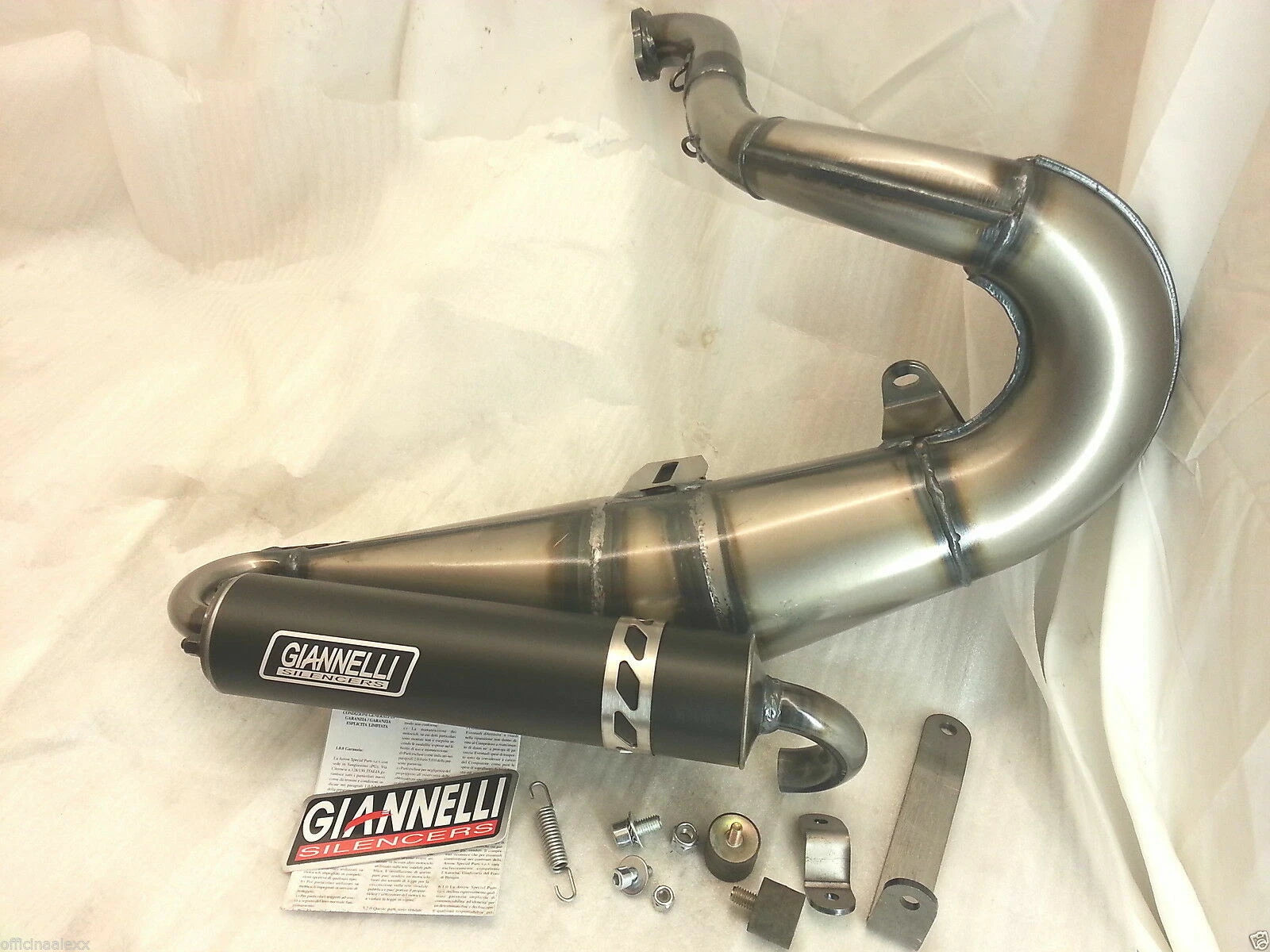 30057 EXHAUST MANIFOLD GIANNELLI EXPANSION FOR PIAGGIO APE 50 ALL MODELS|363524511572