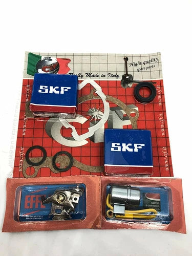 KIT PUNTINE + CONDENSATORE + KIT REVISIONE COMPLETO MOTORE CIAO SI BRAVO GRILLO