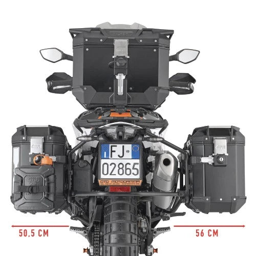 PLO7717CAM PORTAVALIGIE TELAIETTI LATERALI KTM 890 Adventure 2021/2026