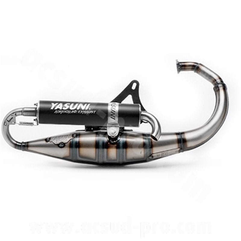 YASUNI marmitta / scarico scooter r black mbk booster - minarelli verticale 017812